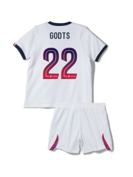 Paris Saint-Germain Mika Godts #22 Replika Borta Kläder Barn 2026-27 Kortärmad (+ byxor)